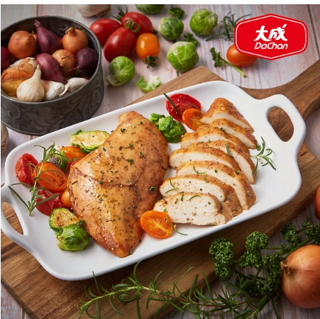 大成安心購｜安心雞｜法式香草雞胸肉(330g/包)-5包組